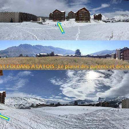 Appartement 8-10 Personnes Superdevoluy Hautes Alpes Rez De Chaussee Vue Panoramique 3 Chambres Saint-Étienne-en-Dévoluy Extérieur photo