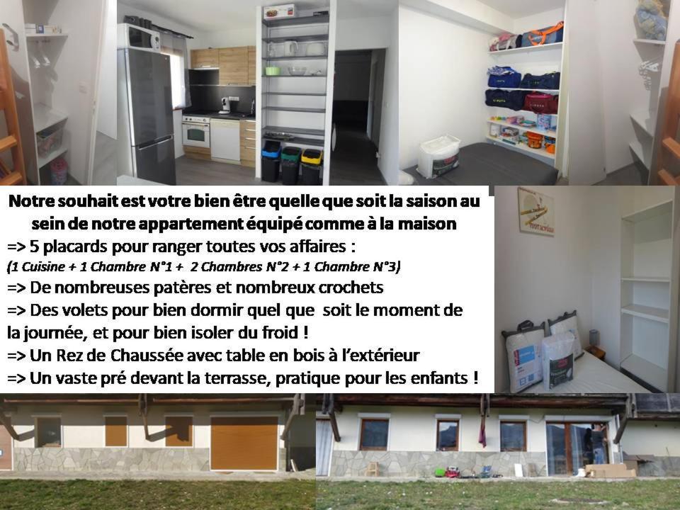 Appartement 8-10 Personnes Superdevoluy Hautes Alpes Rez De Chaussee Vue Panoramique 3 Chambres Saint-Étienne-en-Dévoluy Extérieur photo